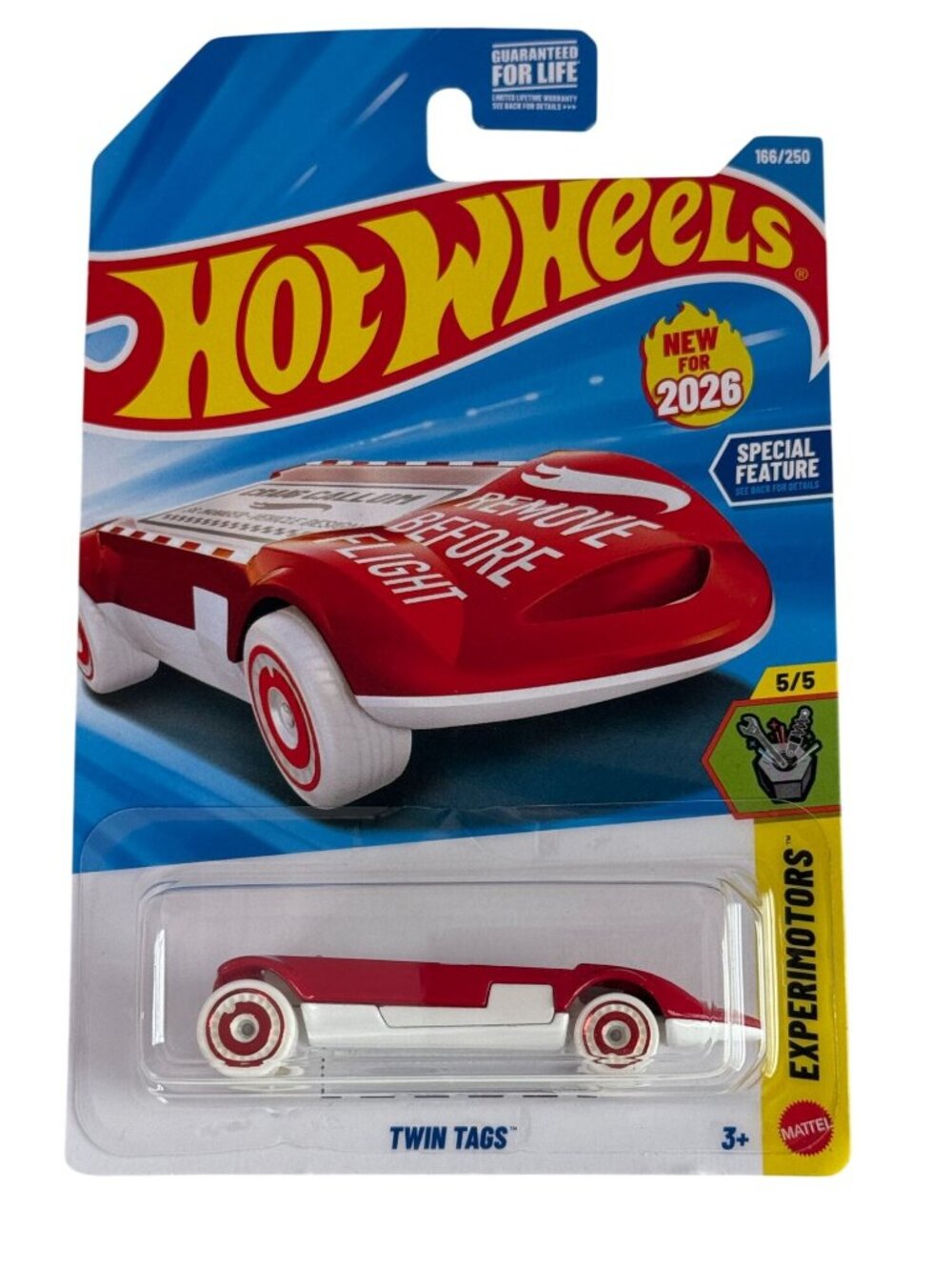 Hot Wheels Twin Tags Experimotors New for 2026 Diecast Car